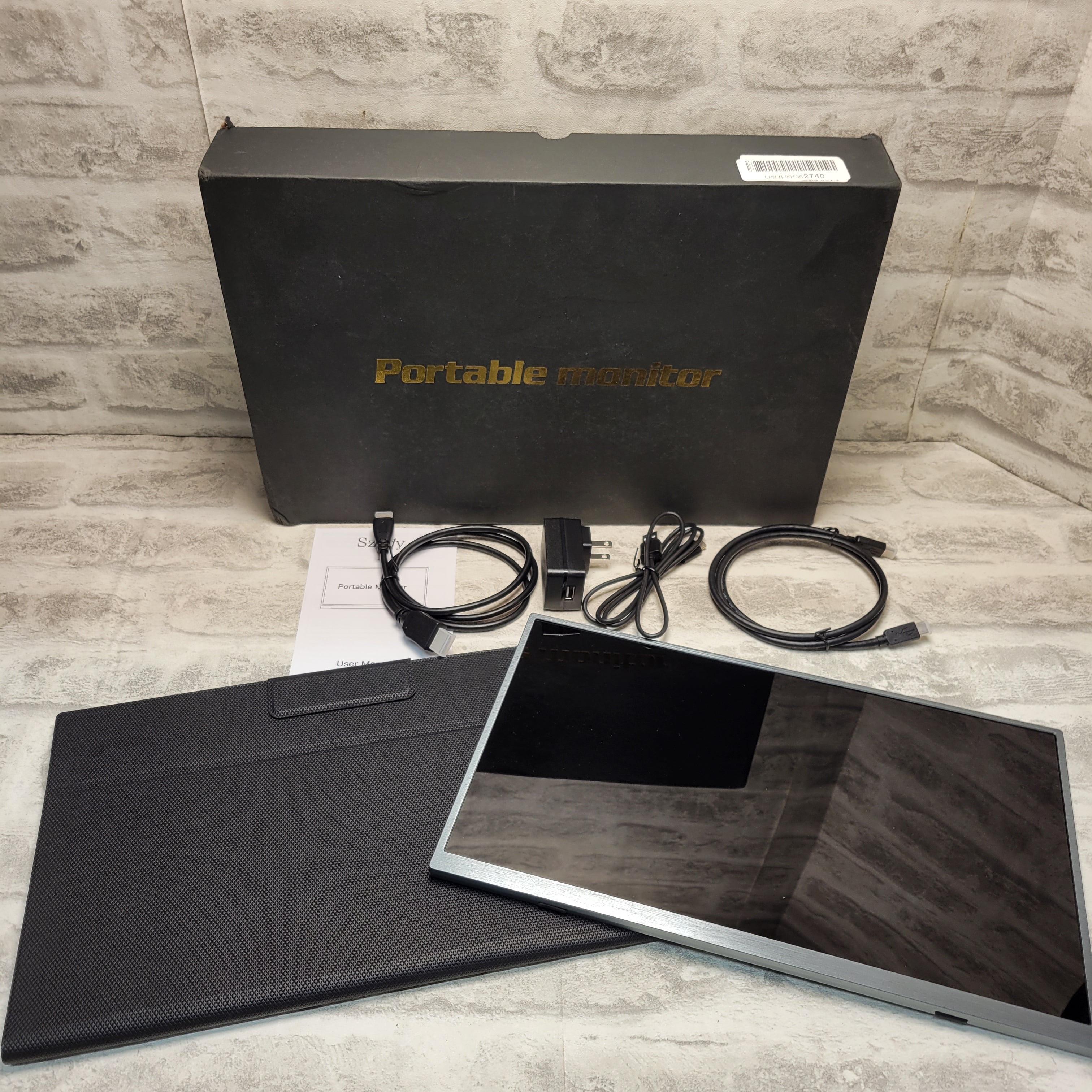 Szory Portable 15" Monitor W/ Foldable Case (7885904806126)